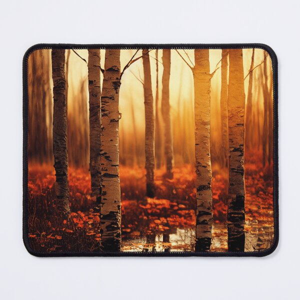 Item preview, Autumn Birch Trees in a beautiful swamp designed and sold by breaker160.