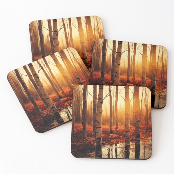 Item preview, Autumn Birch Trees in a beautiful swamp designed and sold by breaker160.