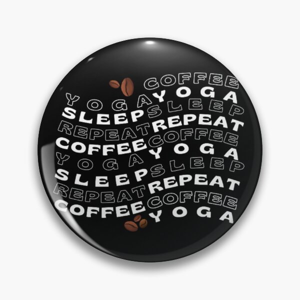 Item preview, Coffee Yoga Sleep Repeat designed and sold by ImaginedCo.