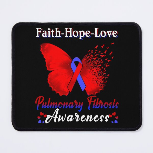 Item preview, Faith Hope Love Butterfly Pulmonary Fibrosis Awareness designed and sold by Gillosina.