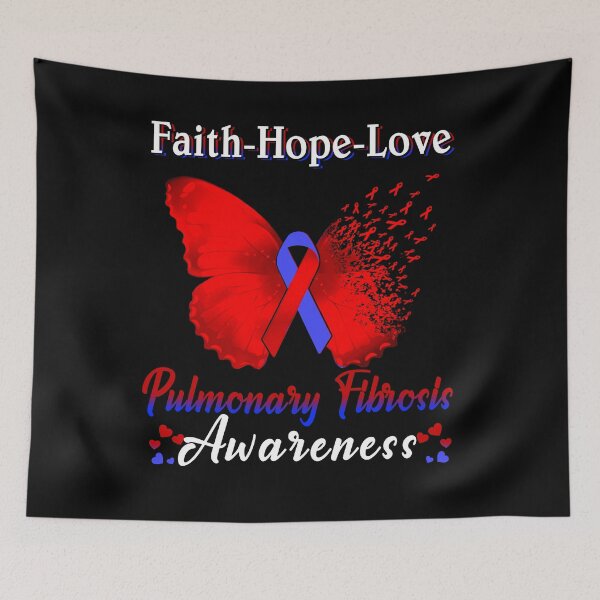 Item preview, Faith Hope Love Butterfly Pulmonary Fibrosis Awareness designed and sold by Gillosina.
