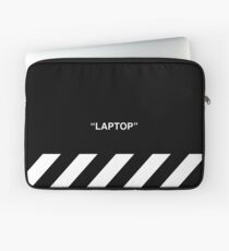 OFF-WHITE Inspired Simple Wording Illustration Laptop Sleeve