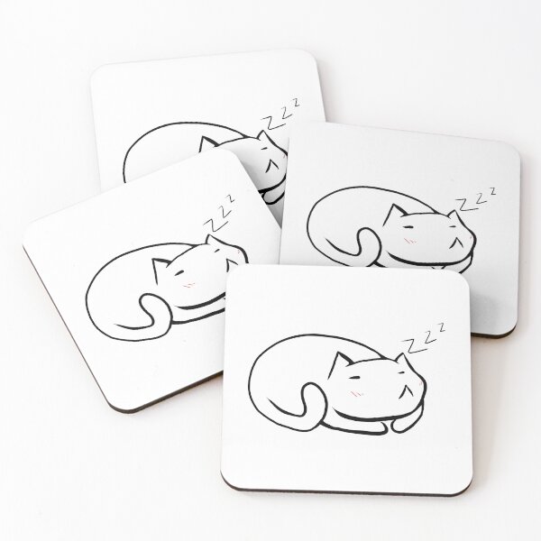 Item preview, Kawaii Cat Sleeping designed and sold by JucceeGoosey.