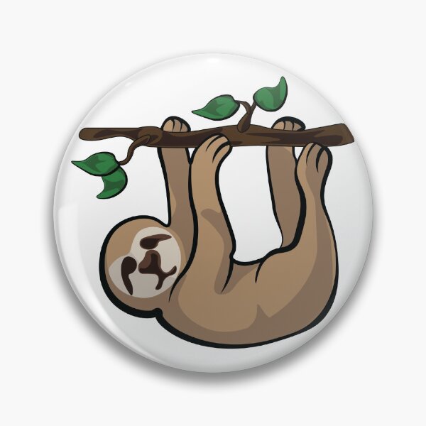 Item preview, Minimalist Three-Toed Sloth designed and sold by InkLayer.