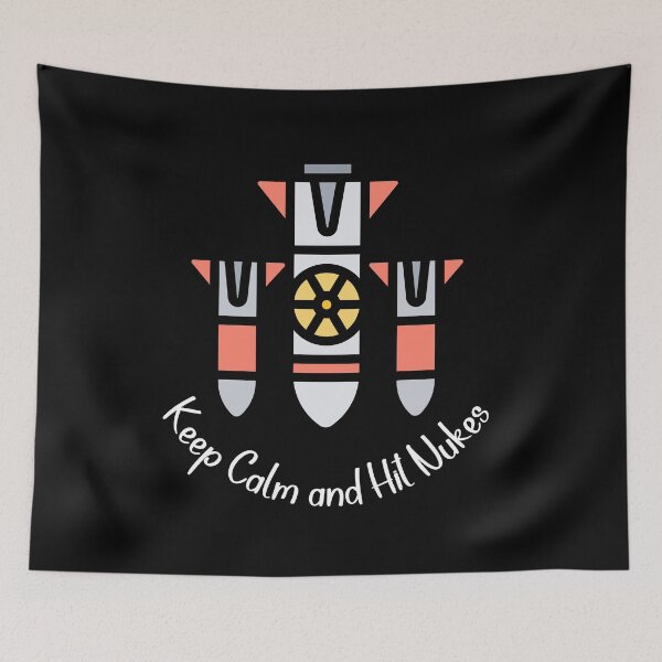 Item preview, Keep Calm and Hit Nukes, Funny Keep Calm, Keep Calm Joke designed and sold by designsdetour.