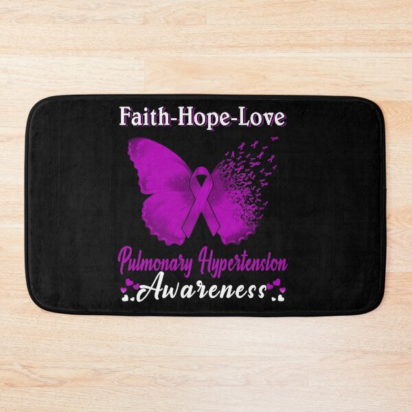 Item preview, Faith Hope Love Butterfly Pulmonary Hypertension Awareness designed and sold by Gillosina.