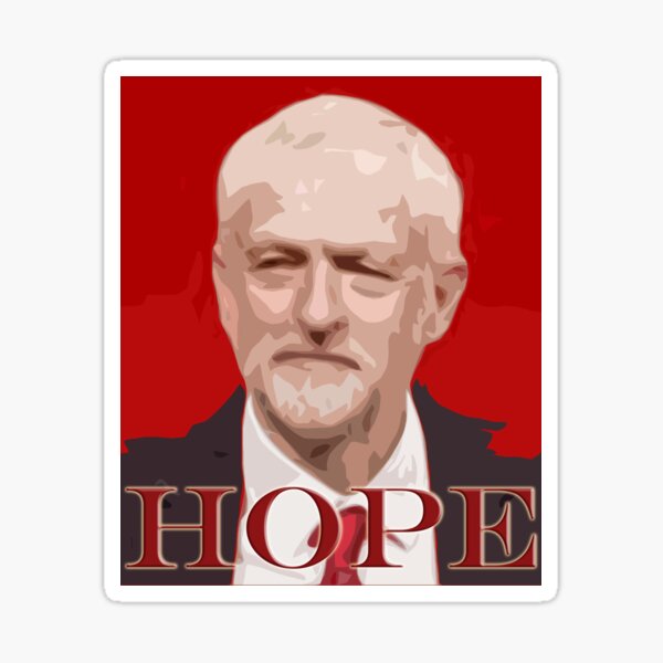 Jeremy Corbyn Hope 2017 Sticker