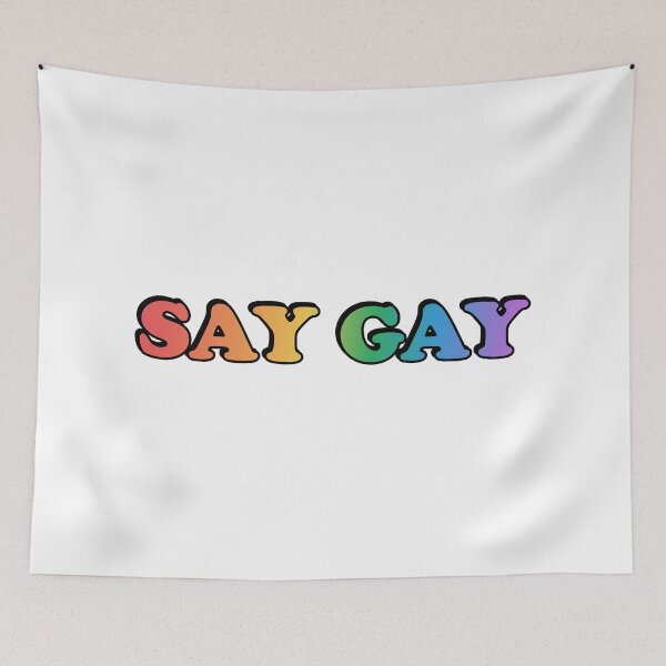 Item preview,  SAY GAY - I will say gay, proud to say gay designed and sold by Inspirationmotivation.
