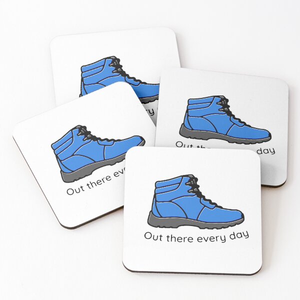 Artikelvorschau, Wanderschuh - jeden Tag da draußen - blau entworfen und verkauft von maura41.