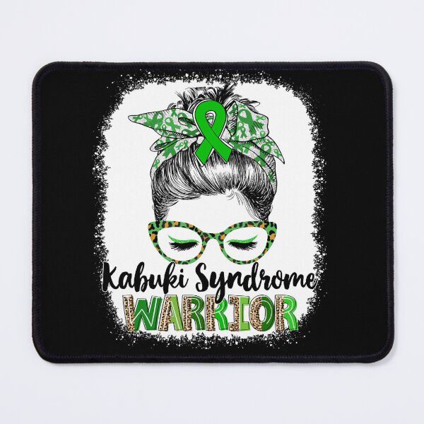 Item preview, Messy Bun Leopard Kabuki Syndrome Warrior designed and sold by rechardtee.