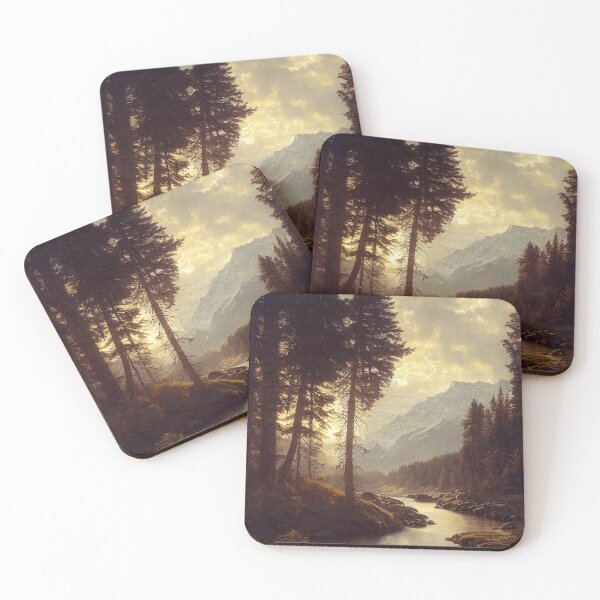 Item preview, Chiaroscuro Hyper-realistic Landscape Painting designed and sold by breaker160.