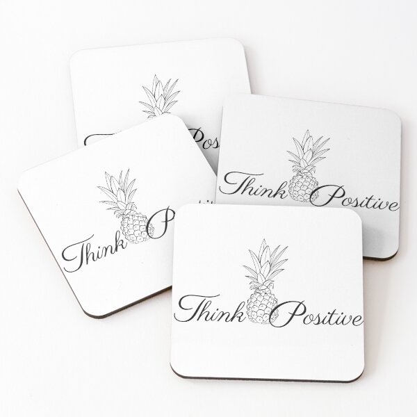 Item preview, Think positive Pineapple designed and sold by ELithen.