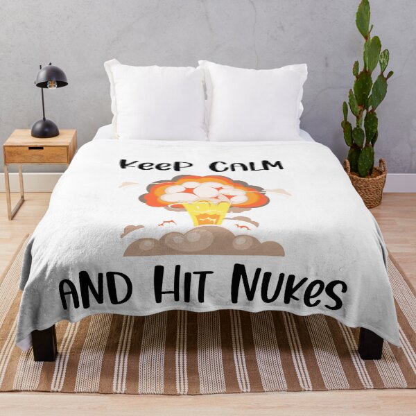 Item preview, Keep Calm and Hit Nukes, Funny Keep Calm, Keep Calm Joke designed and sold by designsdetour.