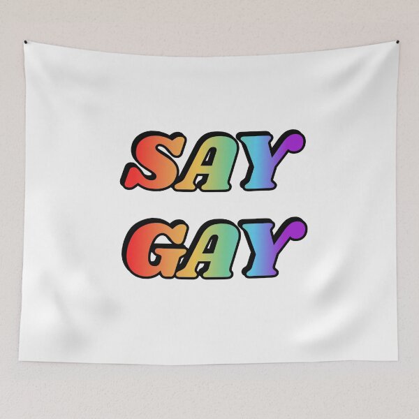 Item preview,  SAY GAY - Proud to say gay, I will say gay designed and sold by Inspirationmotivation.