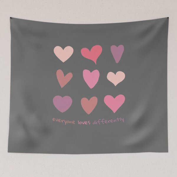 Item preview, Different Love - every heart loves differently designed and sold by Pixtela ..