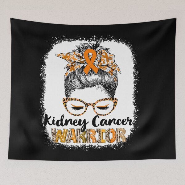 Item preview, Messy Bun Leopard Kidney Cancer Warrior designed and sold by rechardtee.