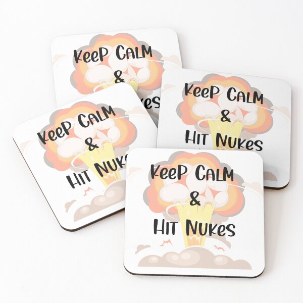 Item preview, Keep Calm and Hit Nukes, Funny Keep Calm, Keep Calm Joke designed and sold by designsdetour.