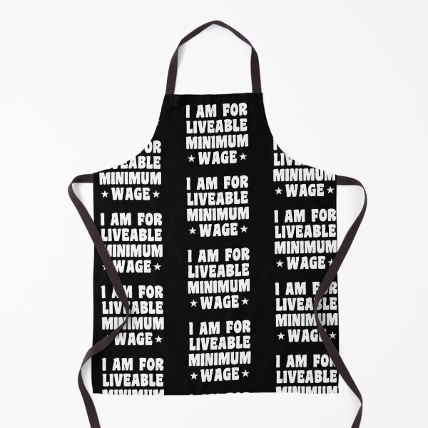 Item preview, I am for liveable minimum wage in white text designed and sold by Politics-Corner.