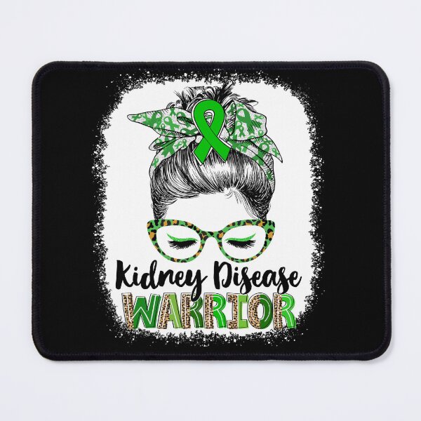 Item preview, Messy Bun Leopard Kidney Disease Warrior designed and sold by rechardtee.