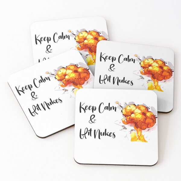 Item preview, Keep Calm and Hit Nukes, Funny Keep Calm, Keep Calm Joke designed and sold by designsdetour.