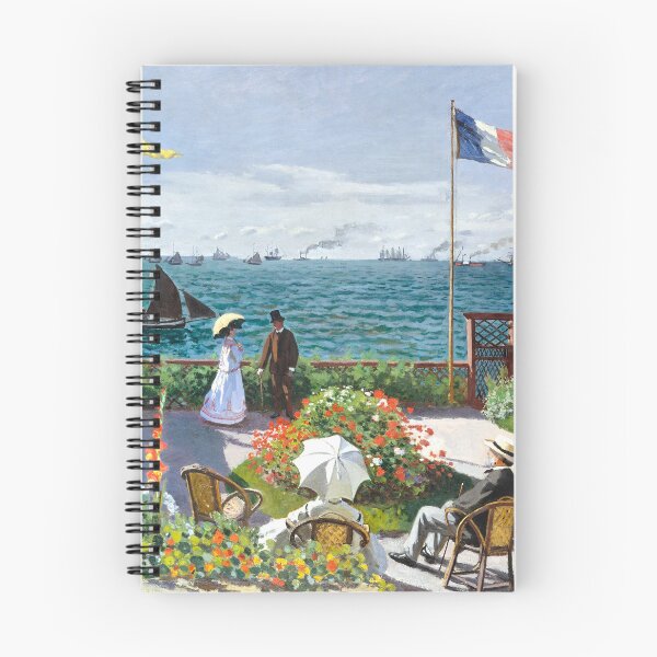 Artikelvorschau, Garten in Sainte-Adresse von Claude Monet (1867) entworfen und verkauft von VintageArtRepro.