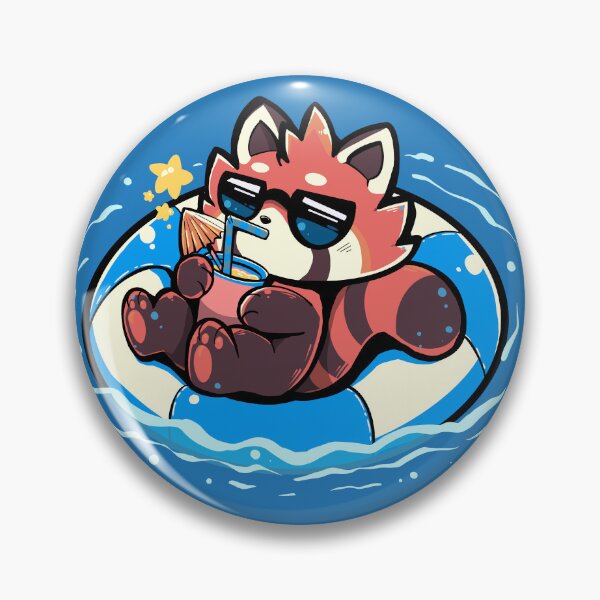 Item preview, Summer Red Panda designed and sold by TechraNova.