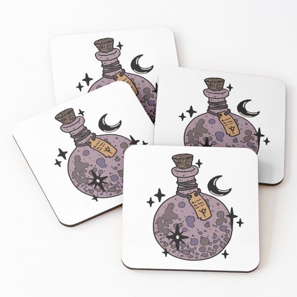 Item preview, Purple Witchy Potion Bottle designed and sold by dark-fairy.