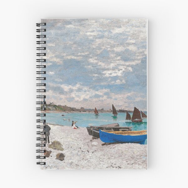 Artikelvorschau, Claude Monet Der Strand von Sainte-Adresse (1867) entworfen und verkauft von VintageArtRepro.
