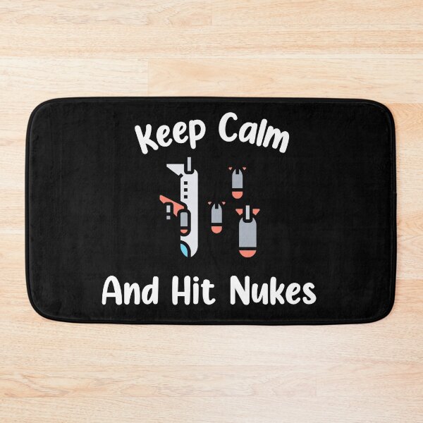 Item preview, Keep Calm and Hit Nukes, Funny Keep Calm, Keep Calm Joke designed and sold by designsdetour.