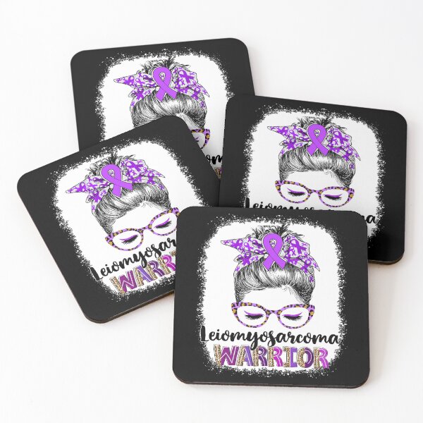 Item preview, Messy Bun Leopard Leiomyosarcoma Warrior designed and sold by rechardtee.
