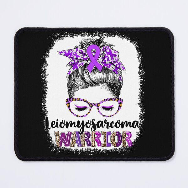 Item preview, Messy Bun Leopard Leiomyosarcoma Warrior designed and sold by rechardtee.