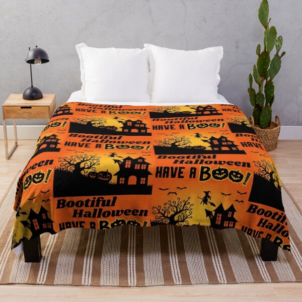 Item preview, Have a Bootiful Halloween on Black designed and sold by LoloTrends.
