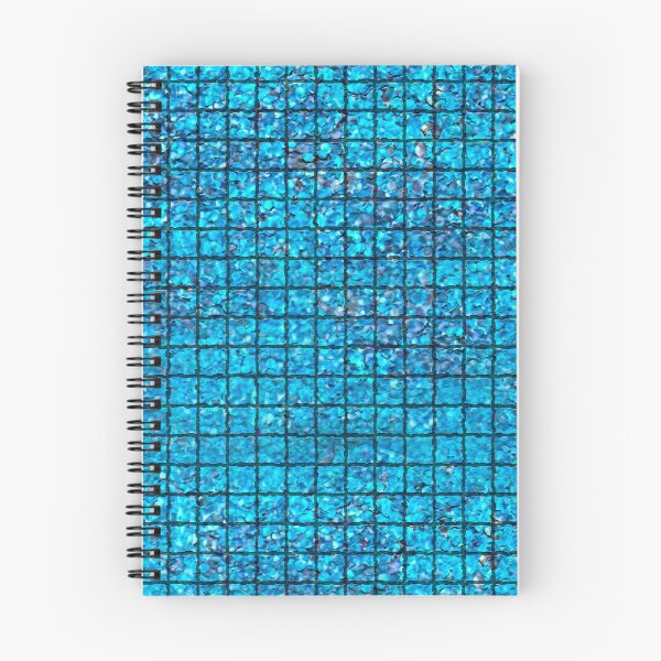 Item preview, Glittery Blue Tiles designed and sold by designs-by-ann.