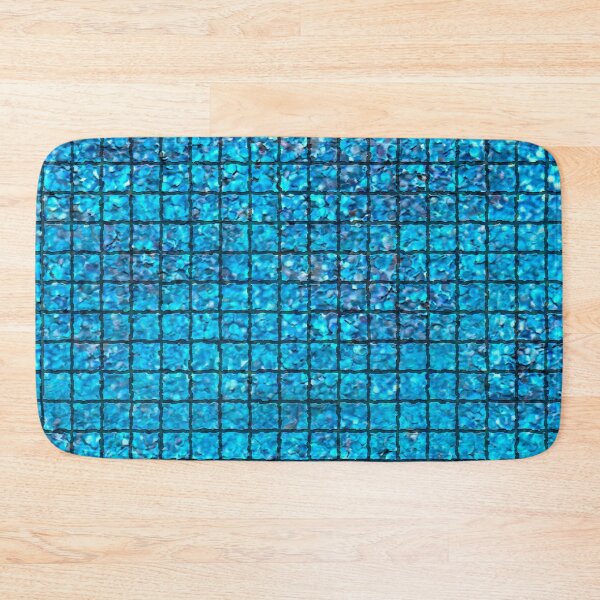 Item preview, Glittery Blue Tiles designed and sold by designs-by-ann.
