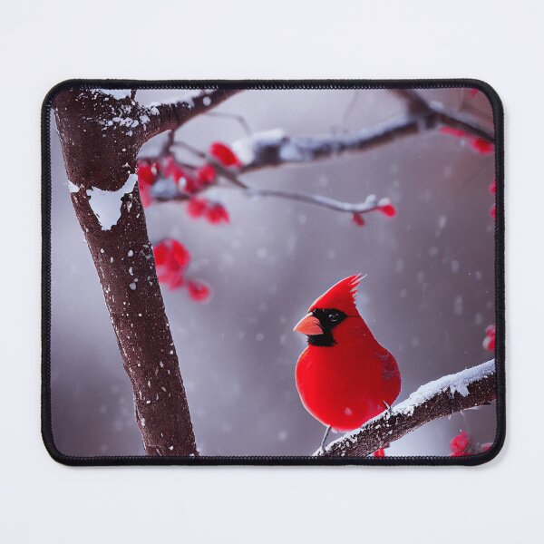 Item preview, Red Cardinal in the snow on a tree designed and sold by breaker160.