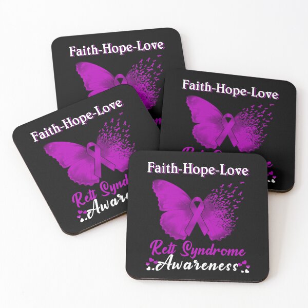 Item preview, Faith Hope Love Butterfly Rett Syndrome Awareness designed and sold by Gillosina.