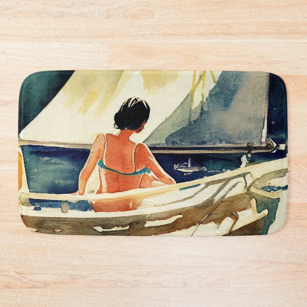 Item preview, Woman Sunbathing on a Boat designed and sold by recollectionsv.