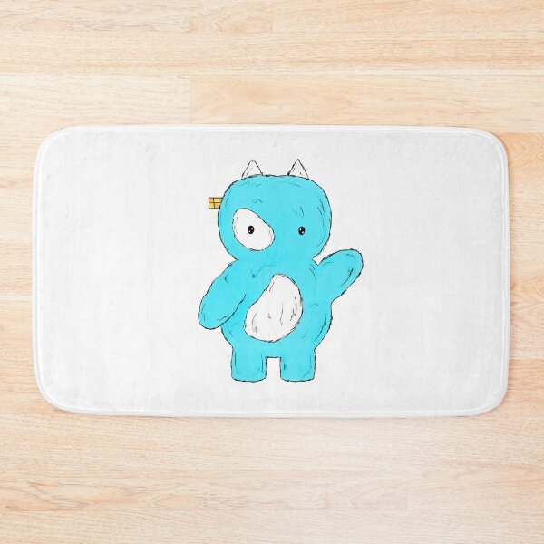 Item preview, Cute Blue Halloween Monster Illustration designed and sold by ThornsBlvd.