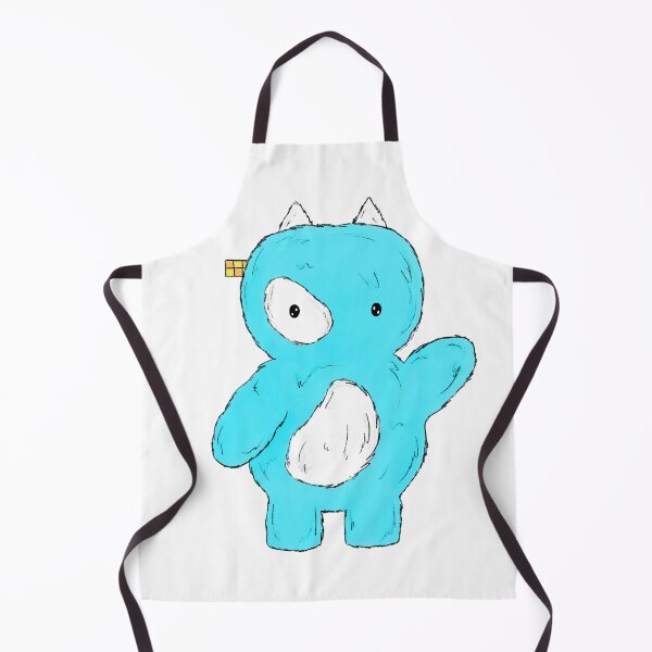 Item preview, Cute Blue Halloween Monster Illustration designed and sold by ThornsBlvd.