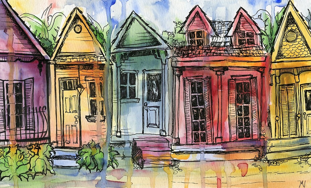 "Laurel Street, New Orleans" by Melissa Vandiver Redbubble