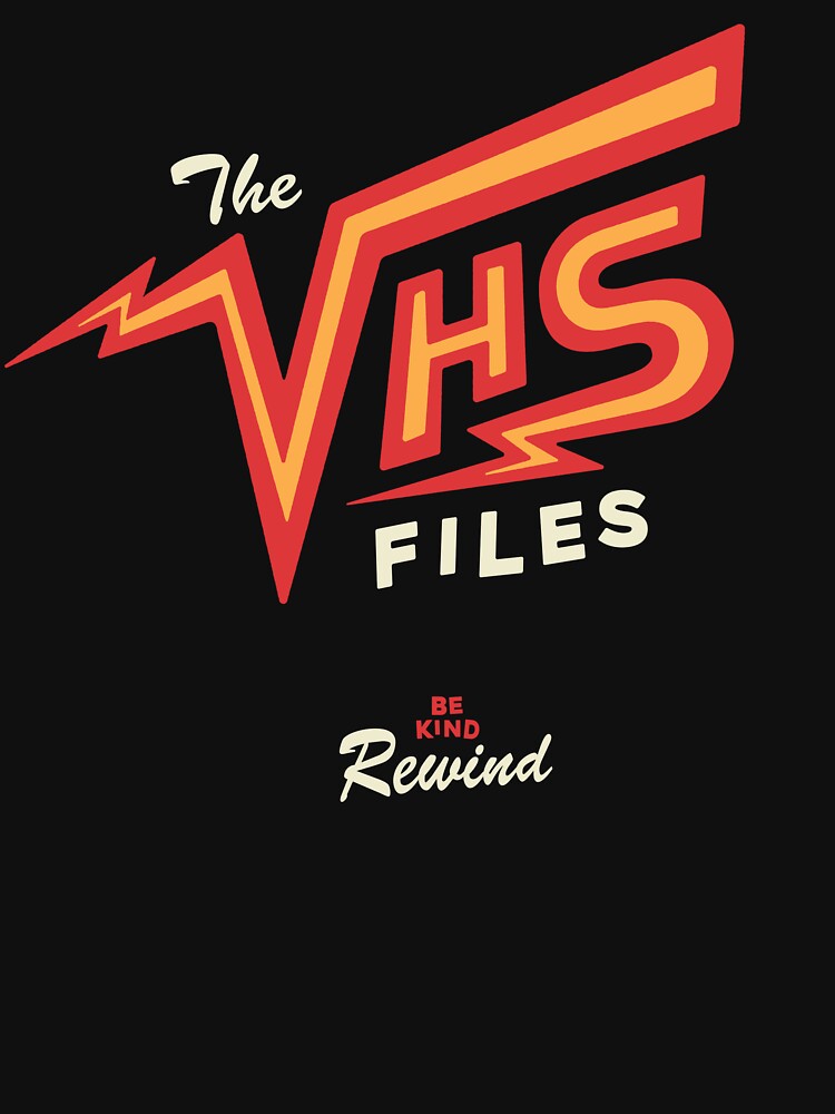 "The VHS Files Jolt Logo / Orange" Tshirt for Sale by VHSFiles Redbubble movies tshirts