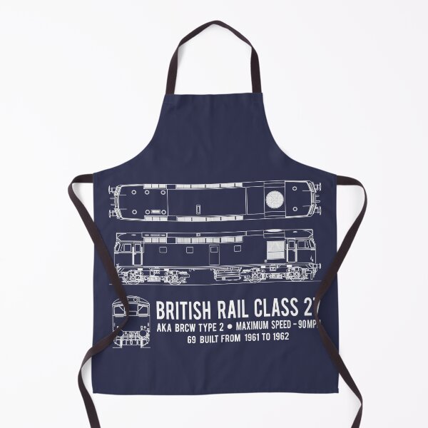 Item preview, British Rail Class 27 BRCW Type 2 Locomotive Diagram Gift designed and sold by Maljonic.