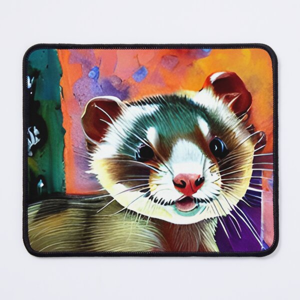 Item preview, Cute Ferret Artwork designed and sold by GwendolynFrost.