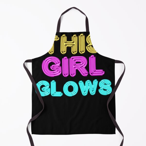 Item preview, This Girl Glows Retro 80s Party Girl 80s Birthday Glow Party designed and sold by Cooltees4u1.
