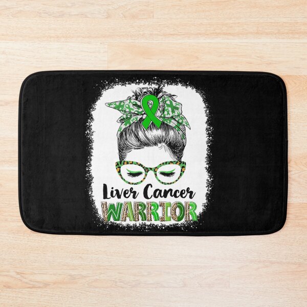 Item preview, Messy Bun Leopard Liver Cancer Warrior designed and sold by rechardtee.