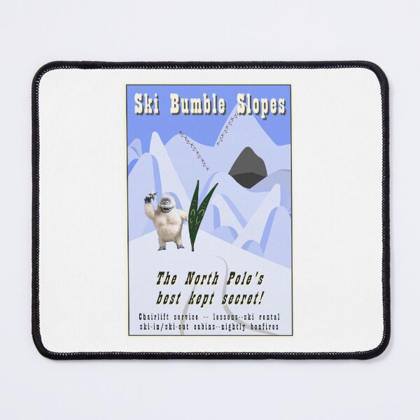 Item preview, Bumble Slopes Vintage Travel Poster designed and sold by WindmillCo.