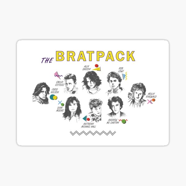 The Bratpack, core members Sticker