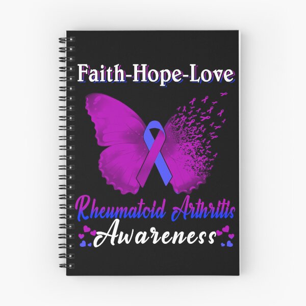 Item preview, Faith Hope Love Butterfly Rheumatoid Arthritis Awareness designed and sold by Gillosina.