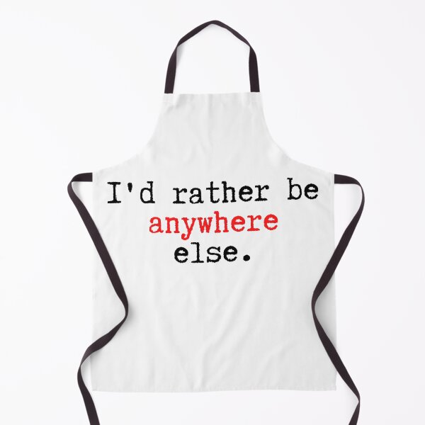 Item preview, I'd Rather Be Anywhere Else Funny Introvert Annoyed typewriter retro vintage designed and sold by marie-inks.