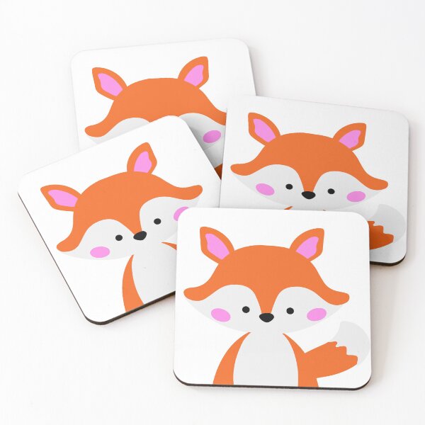Item preview, Cute Fox Illustration Design Art Red fox cartoon Fluffy Cutesy Ginger  designed and sold by vanessavolk.